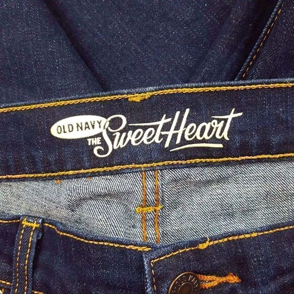 Old Navy Womens Size 6 The Sweetheart Dark Wash Bootcut Stretch Denim Jeans - Picture 9 of 9